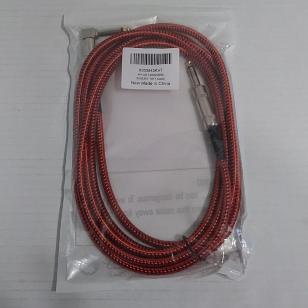 Guitar Cable Audio Male To Male 10 FT Cable *NWT*